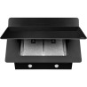 Hotte décorative murale Inclinée 90cm Noir - SCHOLTES - SOHV1920B