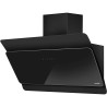 Hotte décorative murale Inclinée 90cm Noir - SCHOLTES - SOHV1920B