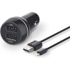 Chargeur Allume-Cigare USB (Auto, USB, 5V, 3,1A) Noir - PHILIPS - DLP2357V/10