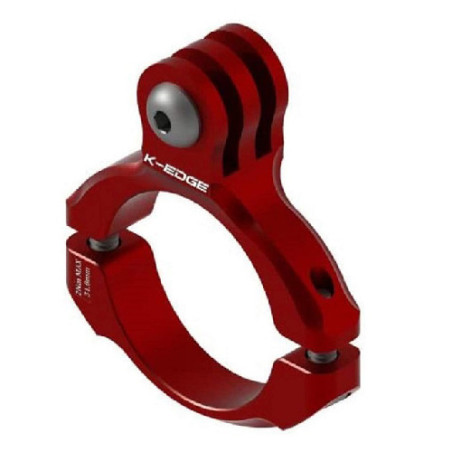Support de Guidon Go Big Pour GoPro Hero 31.8 Rouge - K-EDGE - K13410ROUGE--GBH/RED