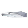 Hotte slim casquette  60cm argenté - BERKLAYS - BH62HEX