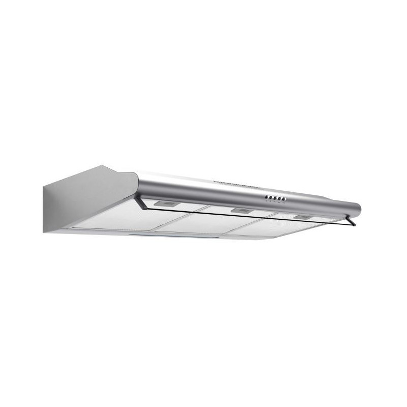Hotte slim casquette 90 cm argenté - BERKLAYS - BH92HEX