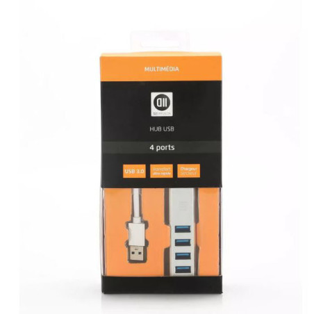 Hub & concentrateur USB 3.2 Gen 1 (3.1 Gen 1) Type-C Blanc - D2 DIFFUSION - HUB_D2HUBUSB4PORTB