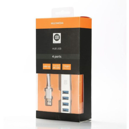 Hub & concentrateur USB 3.2 Gen 1 (3.1 Gen 1) Type-C Blanc - D2 DIFFUSION - HUB_D2HUBUSB4PORTB