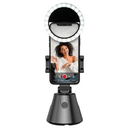 Kit Vlogging Support Rotatif à Détecteur Mouvement 360° + Anneau LED - BIGBEN - BUNDSTAND360RGLED