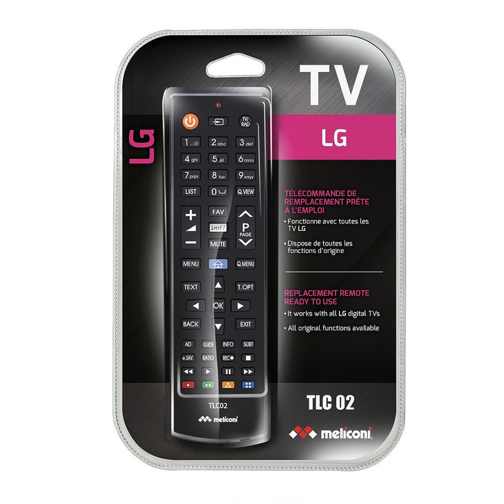 Télécommande de remplacement pour téléviseur LG de One For All