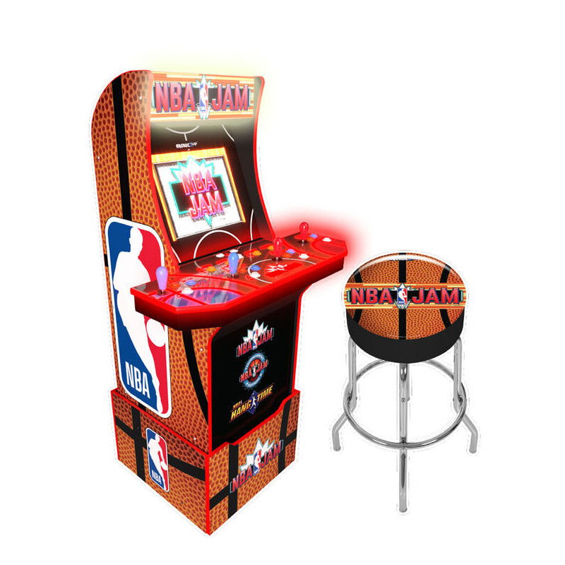 Borne Arcade NBA Edition avec tabouret sous licence exclusive - ARCADE1UP - 76030019241