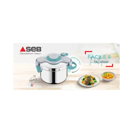 Autocuiseur ClipsoMinut’ Easy 9L Bleu - SEB - P4904916
