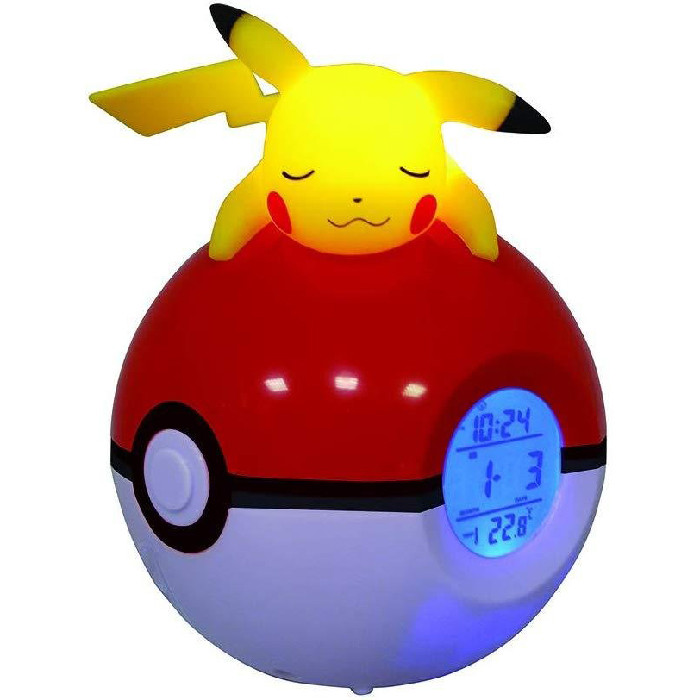 Radio-réveil veilleuse Pokemon Pikachu - TEKNOFUN - 811354 