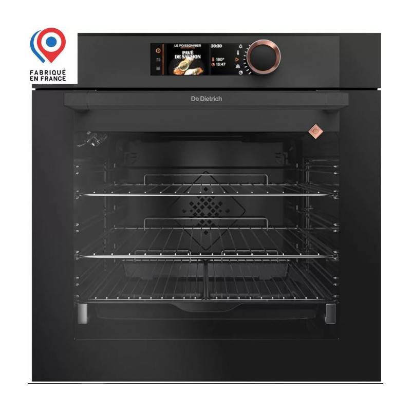 Four encastrable Pyrolyse 73L Noir - DE DIETRICH - DOP8785A