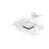 Plaque de cuisson gaz Encastrable 4 foyers Argent - DE DIETRICH - DPE7620XF