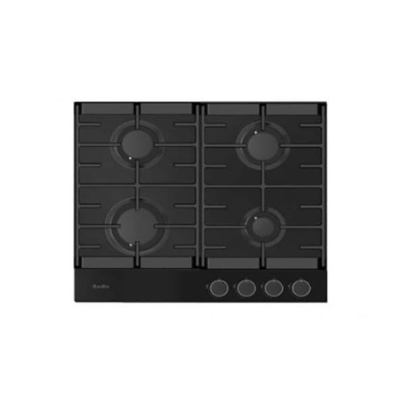 Plaque de cuisson à gaz Encastrable 4 feux Noir - MERLIN - M-PG640-VN