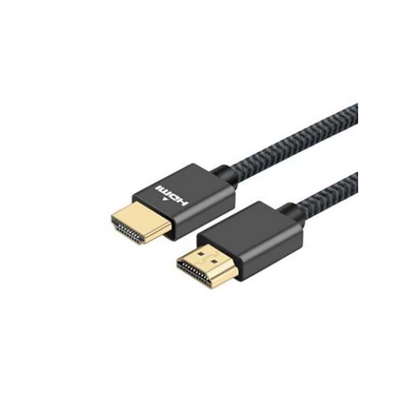 Câble HDMI 4K@50/60 (2160p) 3 m Gris - MERLIN - M-3HDMI-G-2