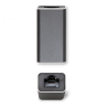 Coupleur RJ45 Femelle/Femelle Droit Gris - RADIOLA - AU2006