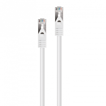 Câble RJ45 Cat7 FTP Droit 10m Blanc - RADIOLA - AU2003
