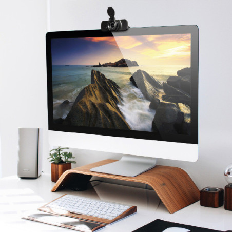 Webcam Full HD 1080P USB-A/USB-C Noir - PORT DESIGNS - 900078