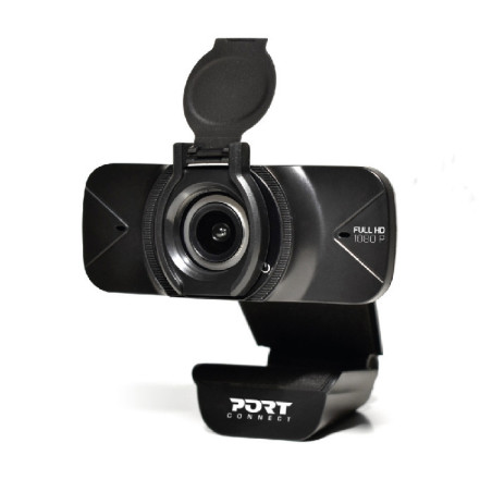 Webcam Full HD 1080P USB-A/USB-C Noir - PORT DESIGNS - 900078