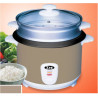 Cuiseur à riz 0,6L 300W blanc/taupe - 7 LINE - RC-3TPT