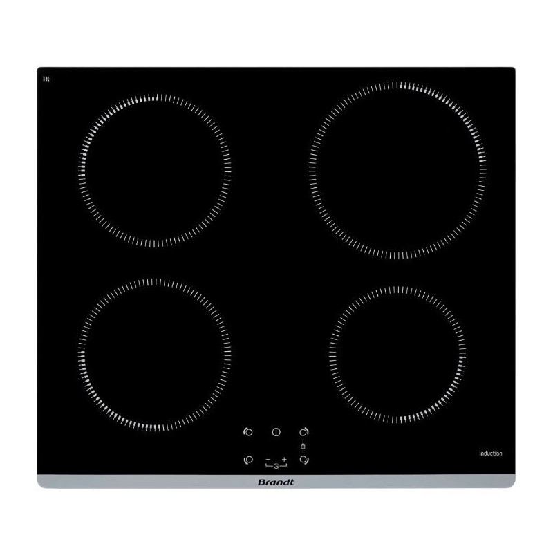 Plaque de cuisson Induction Encastrable 4 Foyers Noir - BTI1641B
