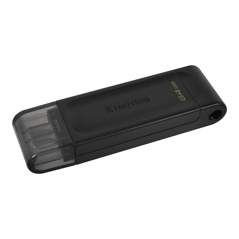 Clé USB Type-C DataTraveler 70 64Go 3.2 Noir - KINGSTON - CLE_USB_64G_KIN_70