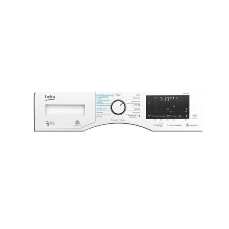 Lave-linge Séchant 7Kg 1200 trs/min Blanc - BEKO - HWD7527WW