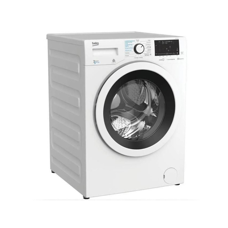 Lave-linge Séchant 7Kg 1200 trs/min Blanc - BEKO - HWD7527WW