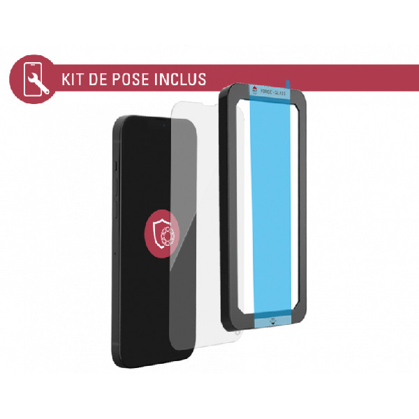 Protège Ecran iPhone 14 Pro Max Plat Original - FORCE GLASS -  FGOGIP14PMORIG 