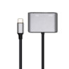 Convertisseur Type-C M Vers HDMI F/VGA F Noir/Gris Foncé - RADIOLA - FO1030