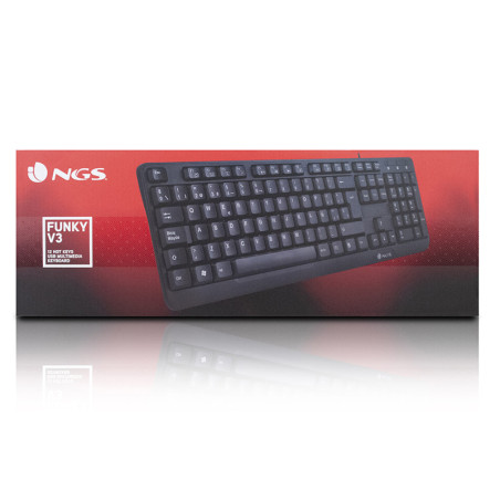 Clavier USB Standard Funky V3 Noir - NGS - 69561118527