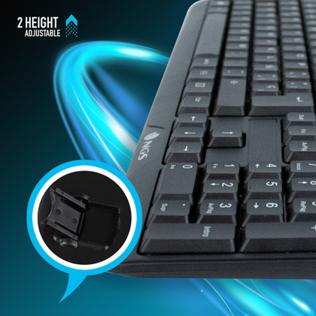 Clavier USB Standard Funky V3 Noir - NGS - 69561118527