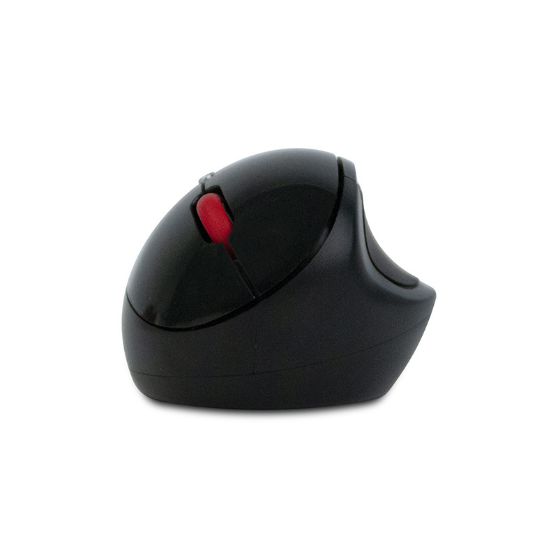 Pack souris ergonomique sans fil + tapis souris ergo design noir sur