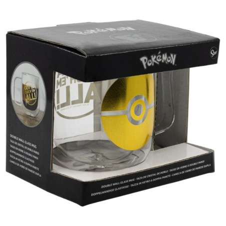 Mug Pokémon Pokeball en verre 290mL - STOR - 77840018390