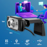 WebCam Full HD XPressCam 720p Noir/Blanc - NGS - 69561117833