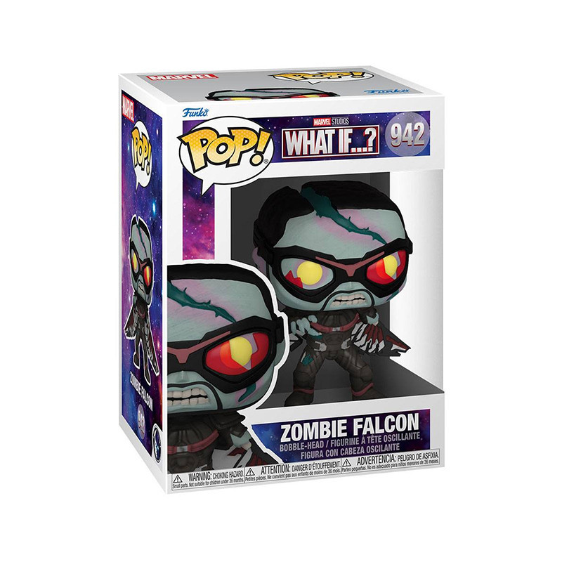 Figurine Pop Marvel Zombie Falcon 9cm - FUNKO - 71740015475
