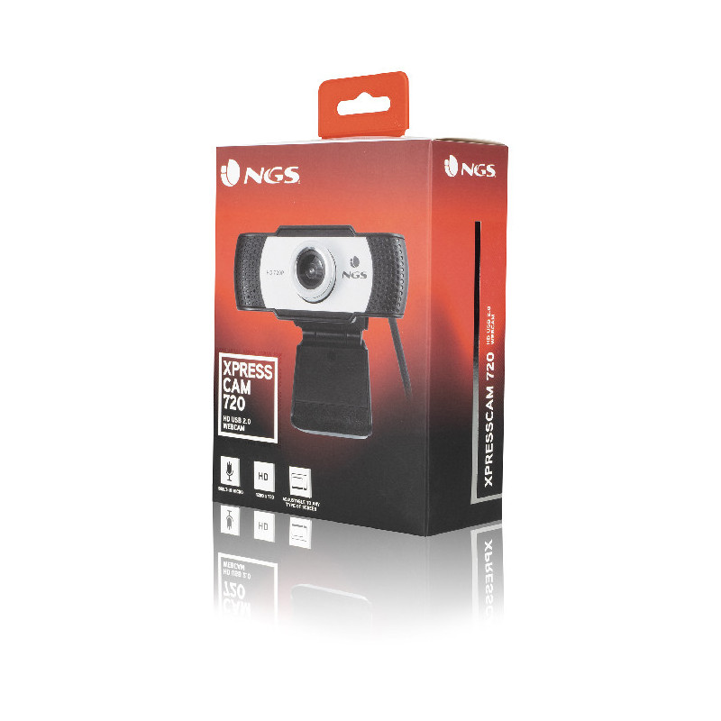 WebCam Full HD XPressCam 720p Noir/Blanc - NGS - 69561117833