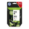 Cartouches d'Encre HP302 Noire + Couleur - HP - HPX4D37AE