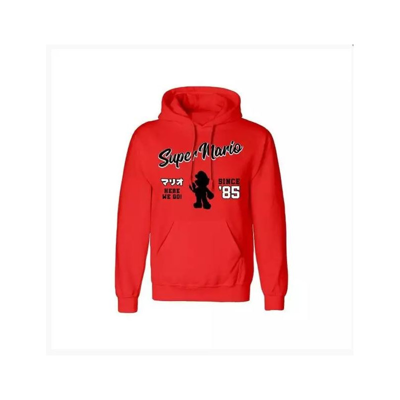 Sweat Shirt Super Mario 1985 XL Rouge - HEROES - 80180018124
