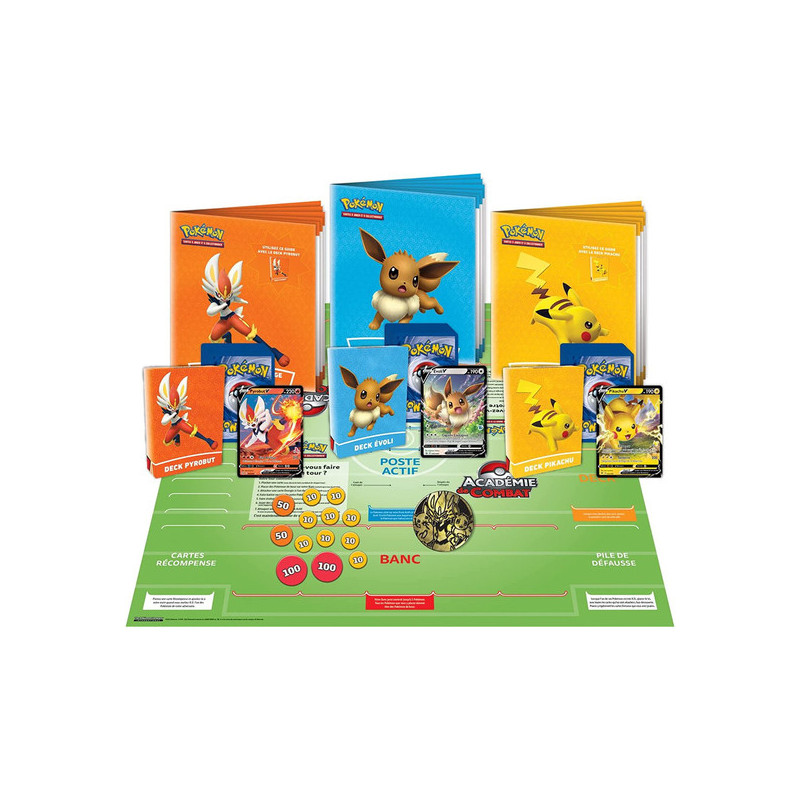 Jeu de carte l'Académie de combat (2ème édition) Pokémon ASMODEE - Dès 6 ans
