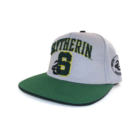 Casquette Harry Potter Hip Hop College Slytherin Vert/Blanc - HEROES INC - 3002083
