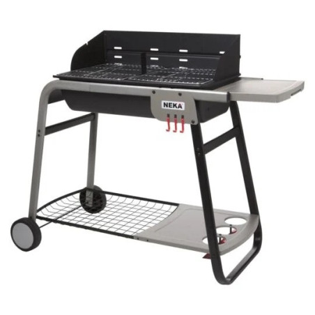 Barbecue à charbon avec tablette et roulettes Azur Pro - NEKA