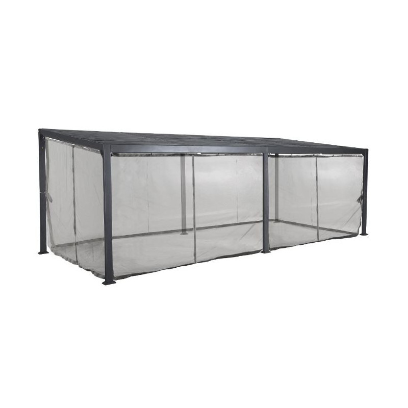 MOUSTIQUAIRE TONNELLE AVILA POLYESTER GRIS 720 cm x 300 cm