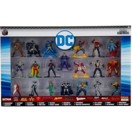 Coffret de 20 figurines DC comics JADA TOYS - Dès 3 ans