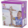 Jeu de construction bois Maxi Grue 5en1 170pcs SMOBY - Dès 6 ans
