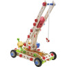 Jeu de construction bois Maxi Grue 5en1 170pcs SMOBY - Dès 6 ans