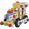 Jeu de construction bois Maxi Grue 5en1 170pcs SMOBY - Dès 6 ans