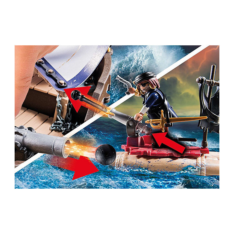 Chaloupe des soldats pirates - PLAYMOBIL - Dès 5 ans