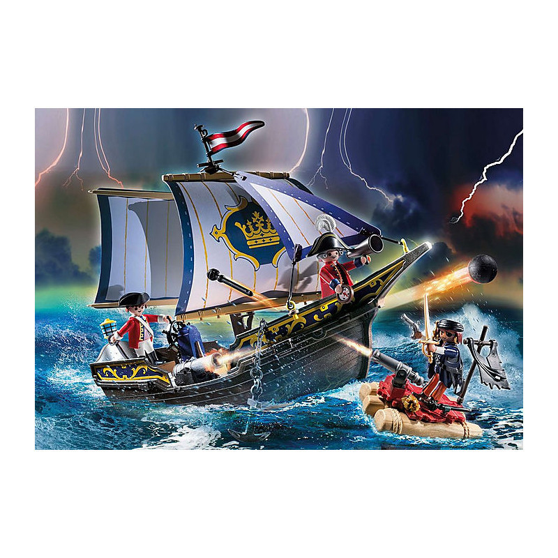 Chaloupe des soldats pirates - PLAYMOBIL - Dès 5 ans