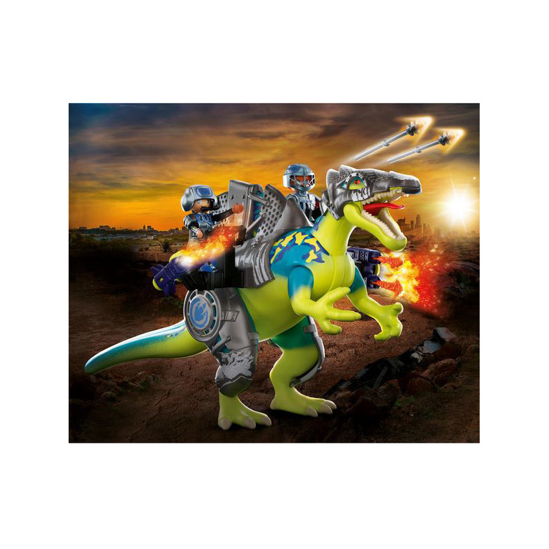 Spinosaure et combattants PLAYMOBIL Dino Rise - Dès 5 ans