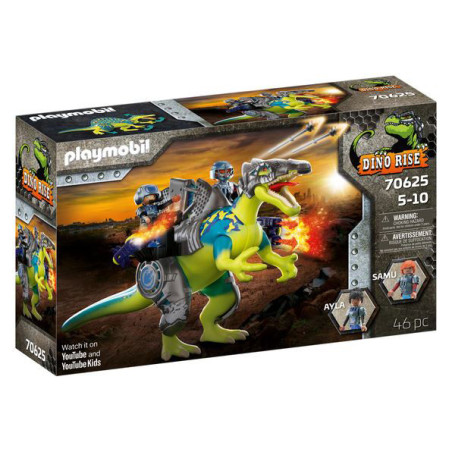 Spinosaure et combattants PLAYMOBIL Dino Rise - Dès 5 ans