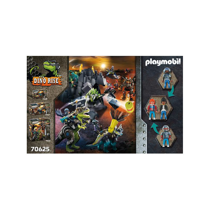 Spinosaure et combattants PLAYMOBIL Dino Rise - Dès 5 ans